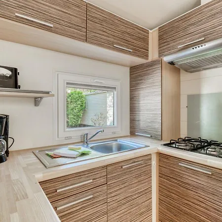 Campingplads Mobil-home 35m² Avec Terrasse Pour 8 Personnes, Acces Handicape - Api-1-52-384